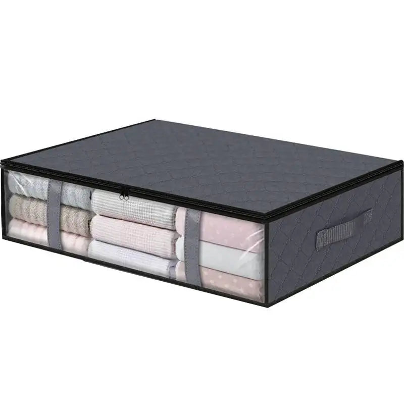 Fold Non Woven Fabric Storage Box Underbed Storage Bag Clothing Underwear Sock and Kid Toy Storage Bag for Bedroom Closet