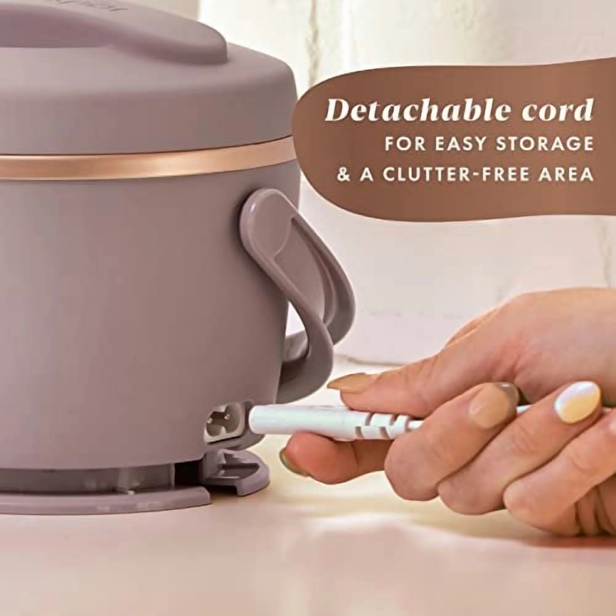 Electric Lunch Box, 20-Ounce Portable Food Warmer, Blush Pink , Perfect for Travel, On-The-Go & Office Use Stylish, Spill-Free & Dishwasher-Safe Ideal Men & Women'S Gifts