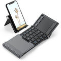 Iclever Foldable Keyboard, BK08 Bluetooth Keyboard with Sensitive Touchpad (S...
