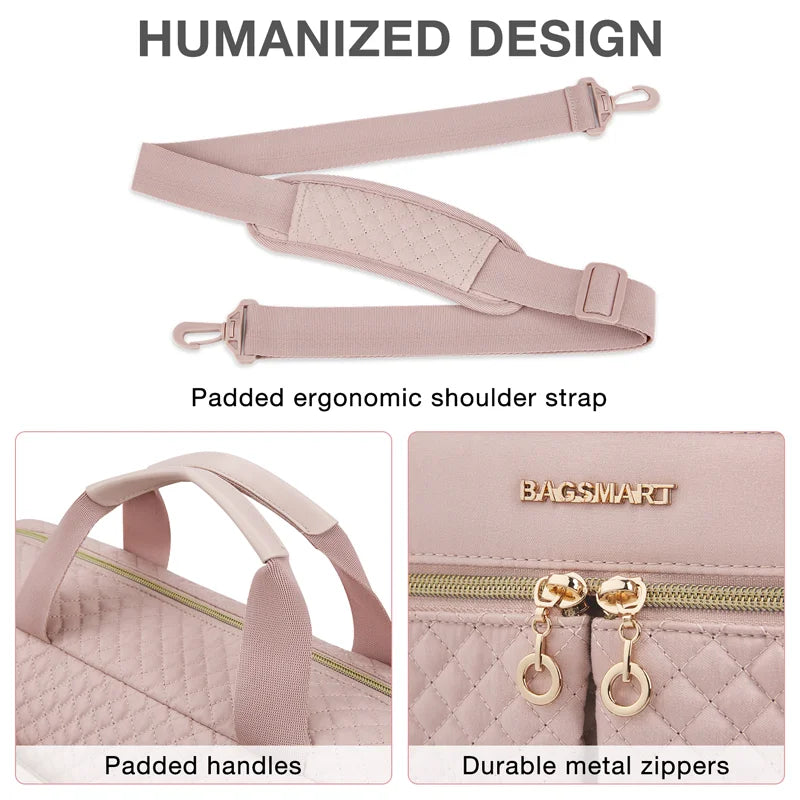 Large Capacity 17 Inch Laptop Bag Shoulder Messenger Notebook Pouch Briefcase Office Travel Business Computer Handbag