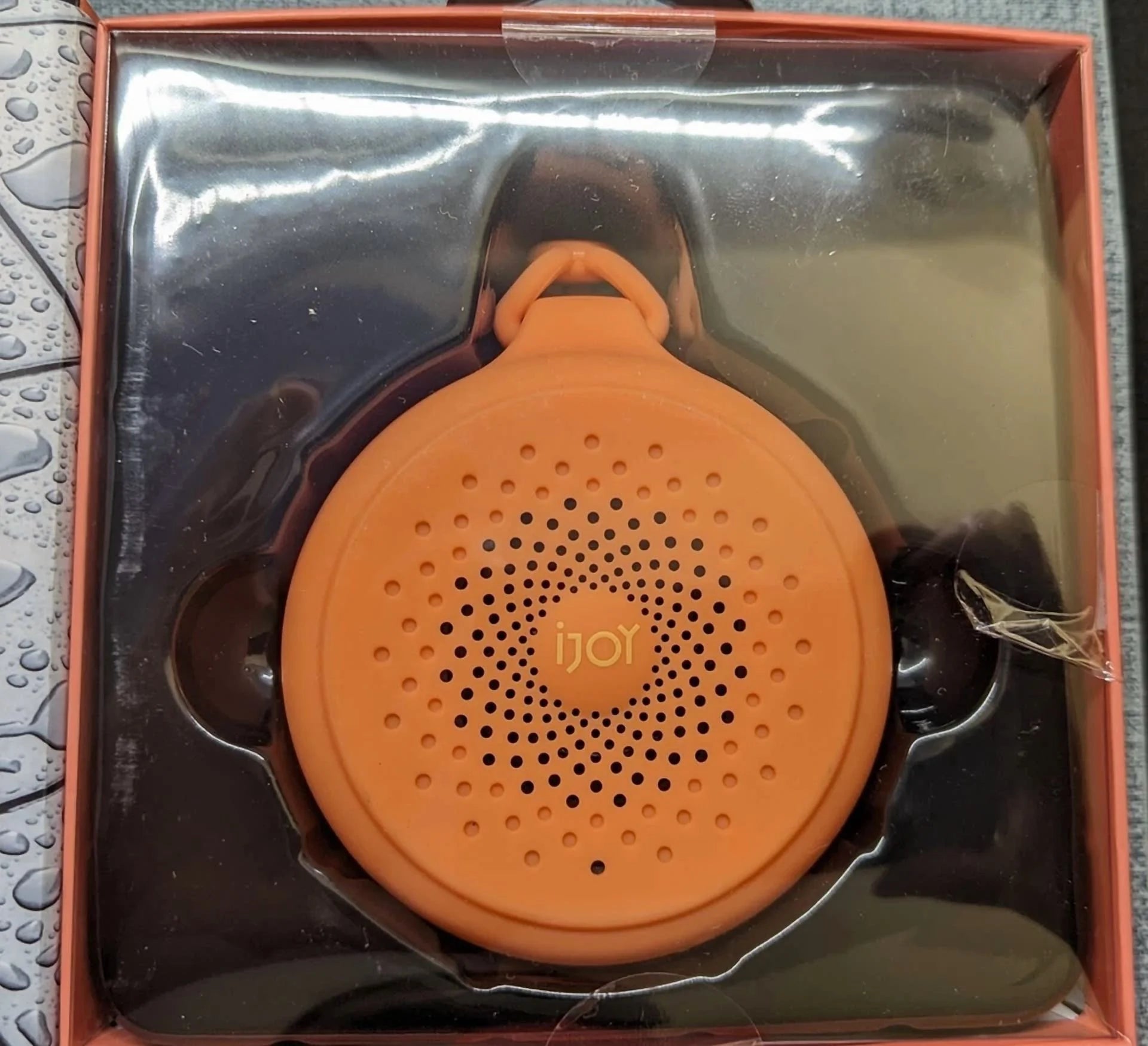 - Ijoy Splash Proof Shower Speaker Mist Ipx4 Bluetooth Salmon