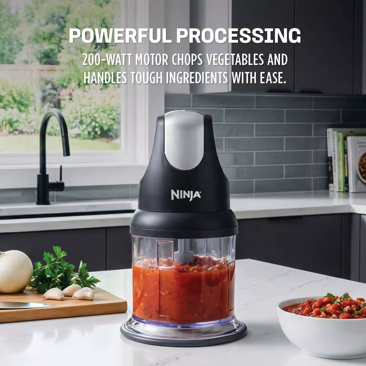 Ninja 200W Express Food Choppers Gray NJ100GR