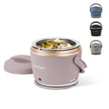 Electric Lunch Box, 20-Ounce Portable Food Warmer, Blush Pink , Perfect for Travel, On-The-Go & Office Use Stylish, Spill-Free & Dishwasher-Safe Ideal Men & Women'S Gifts