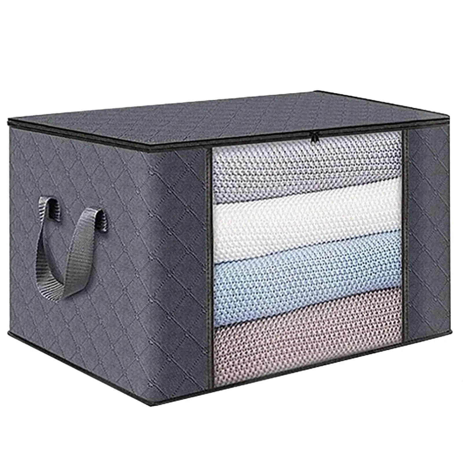 Fold Non Woven Fabric Storage Box Underbed Storage Bag Clothing Underwear Sock and Kid Toy Storage Bag for Bedroom Closet